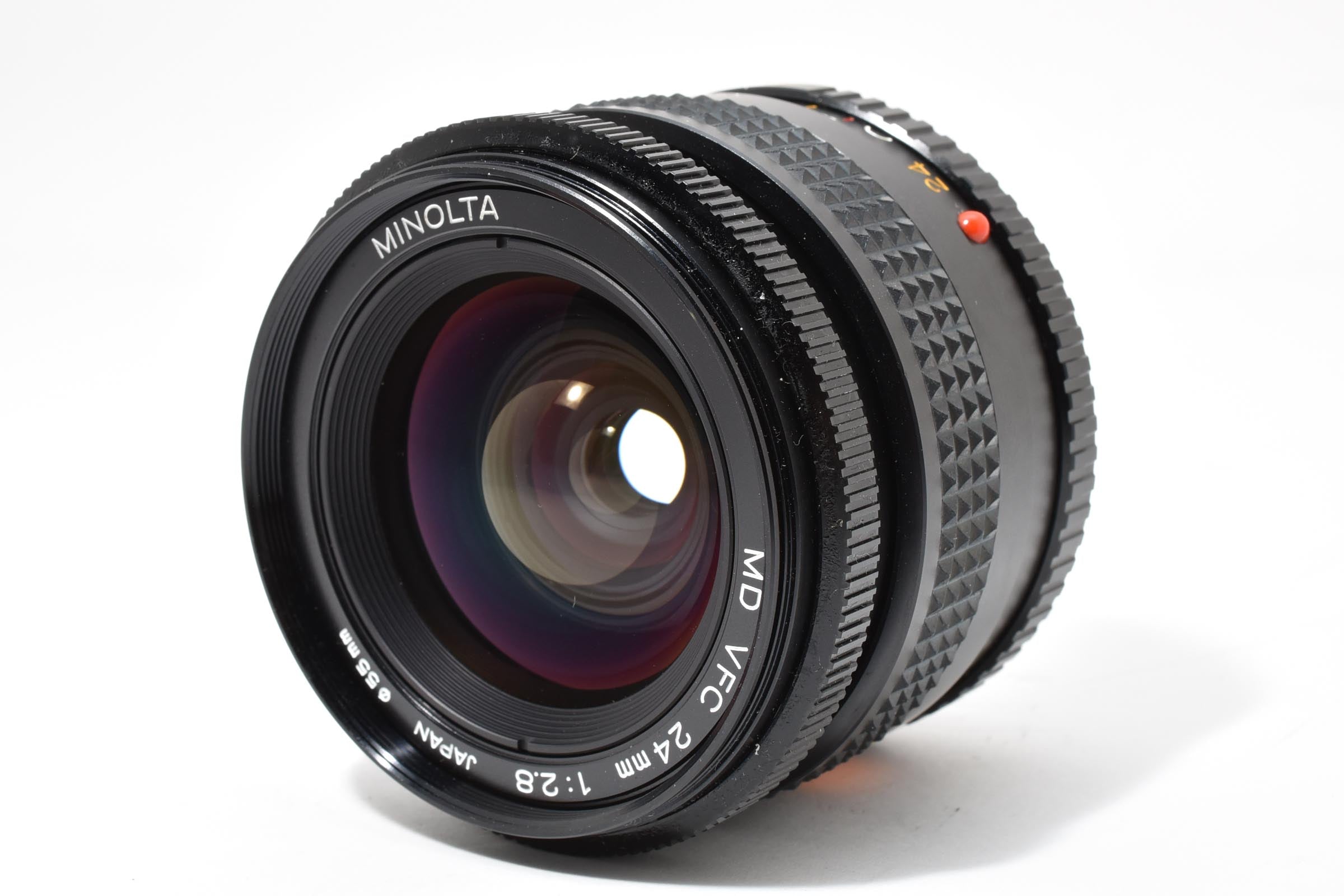 ★希少美品★ ミノルタ MINOLTA MD VFC 24MM F2.8 広角 単焦点 交換レンズ ★ L55#7513