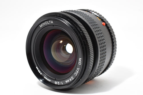 ★希少美品★ ミノルタ MINOLTA MD VFC 24MM F2.8 広角 単焦点 交換レンズ ★ L55#7513