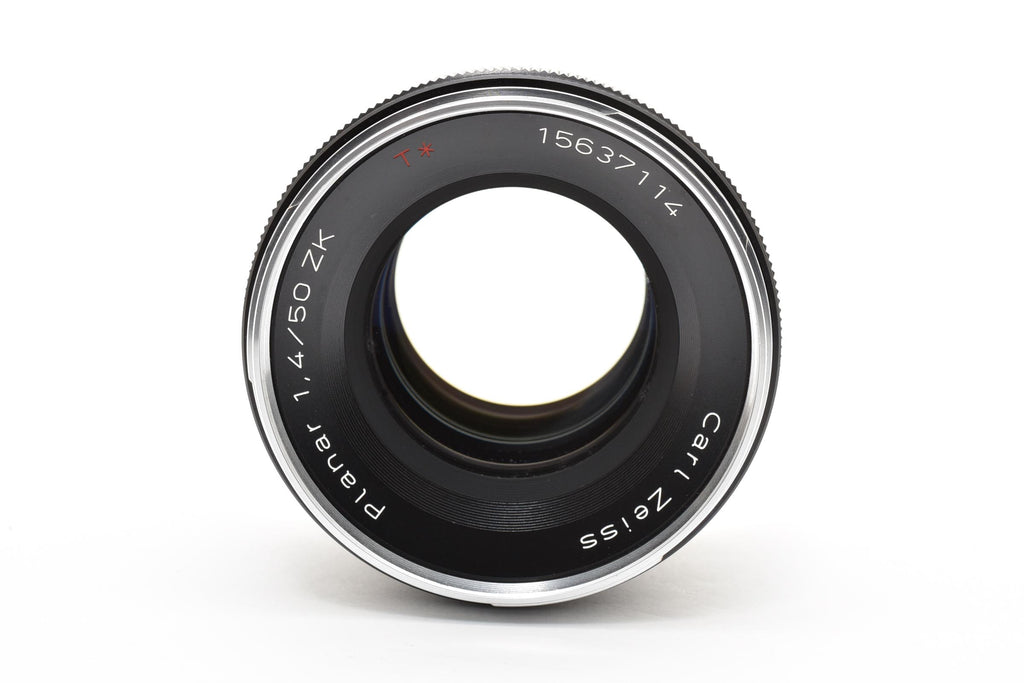 ★美品★ カールツァイス Carl Zeiss PLANAR T* 50MM F1.4 ZK (ペンタックスK用) 単焦点レンズ ★ #8549
