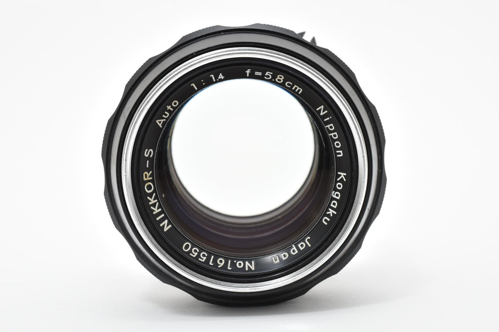 ★美品★ ニコン Nikon AUTO NIKKOR 5.8CM F1.4 PAT.PEND 非AI レンズ ★ L12#8212