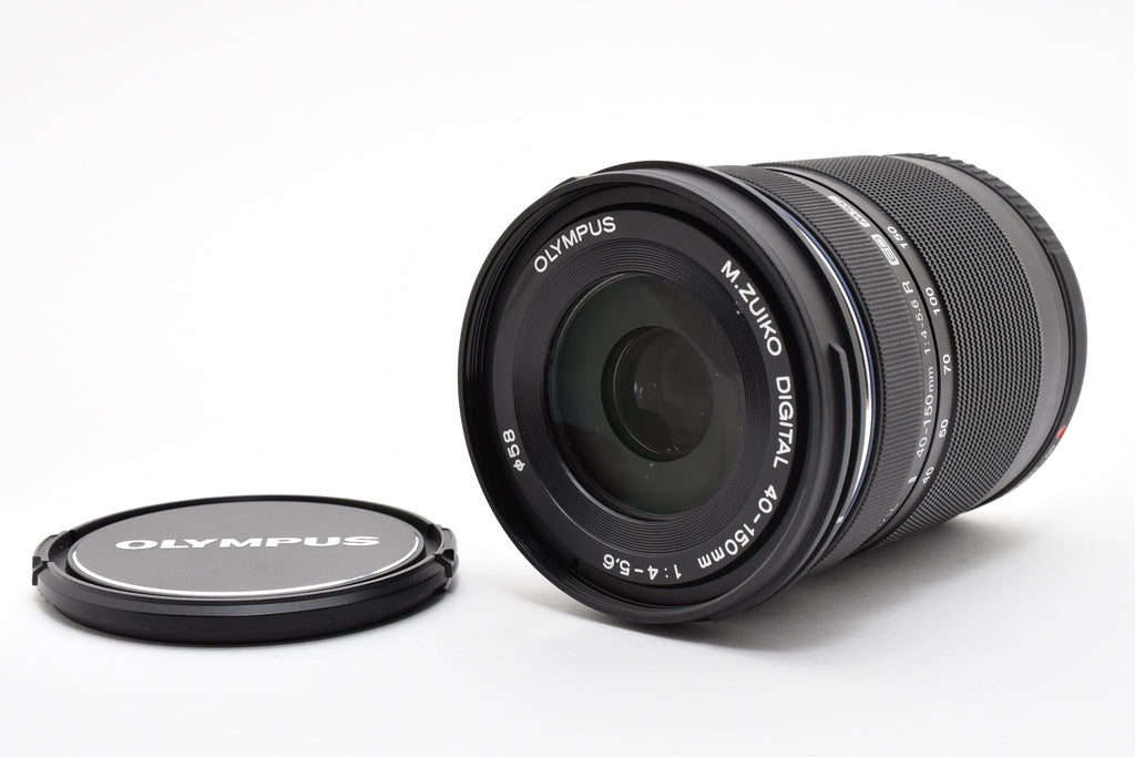 ★美品★ オリンパス Olympus M.ZUIKO DIGITAL 40-150MM F4-5.6 R ED MSC シルバー 望遠ズームレンズ ★ #8398