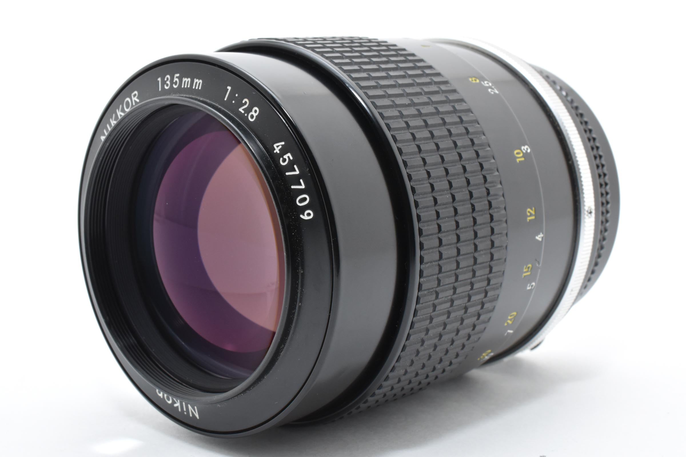 ★美品★ ニコン NIKON NEW NIKKOR 135MM F2.8 非AI ブラック 単焦点 中望遠レンズ ★ L22#7810