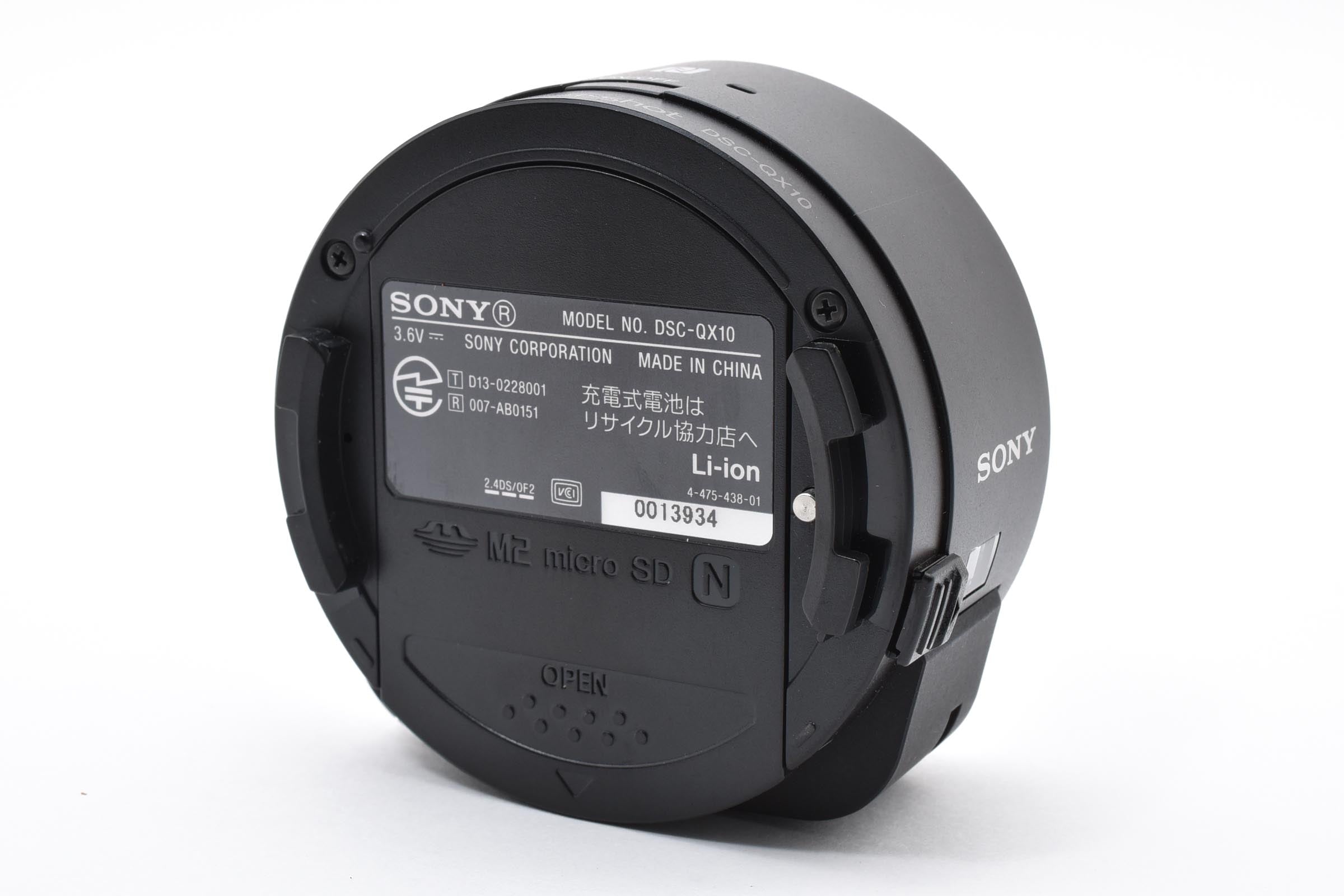 ★良品★ ソニー SONY DSC-QX10 BLACK デジタルカメラ 1820万画素 ★ #8532