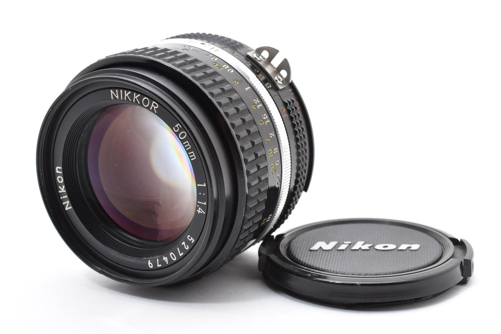 ★美品★ ニコン Nikon AI-S NIKKOR 50MM F1.4 明るい単焦点レンズ オールドレンズ MF 標準レンズ ★ #8515