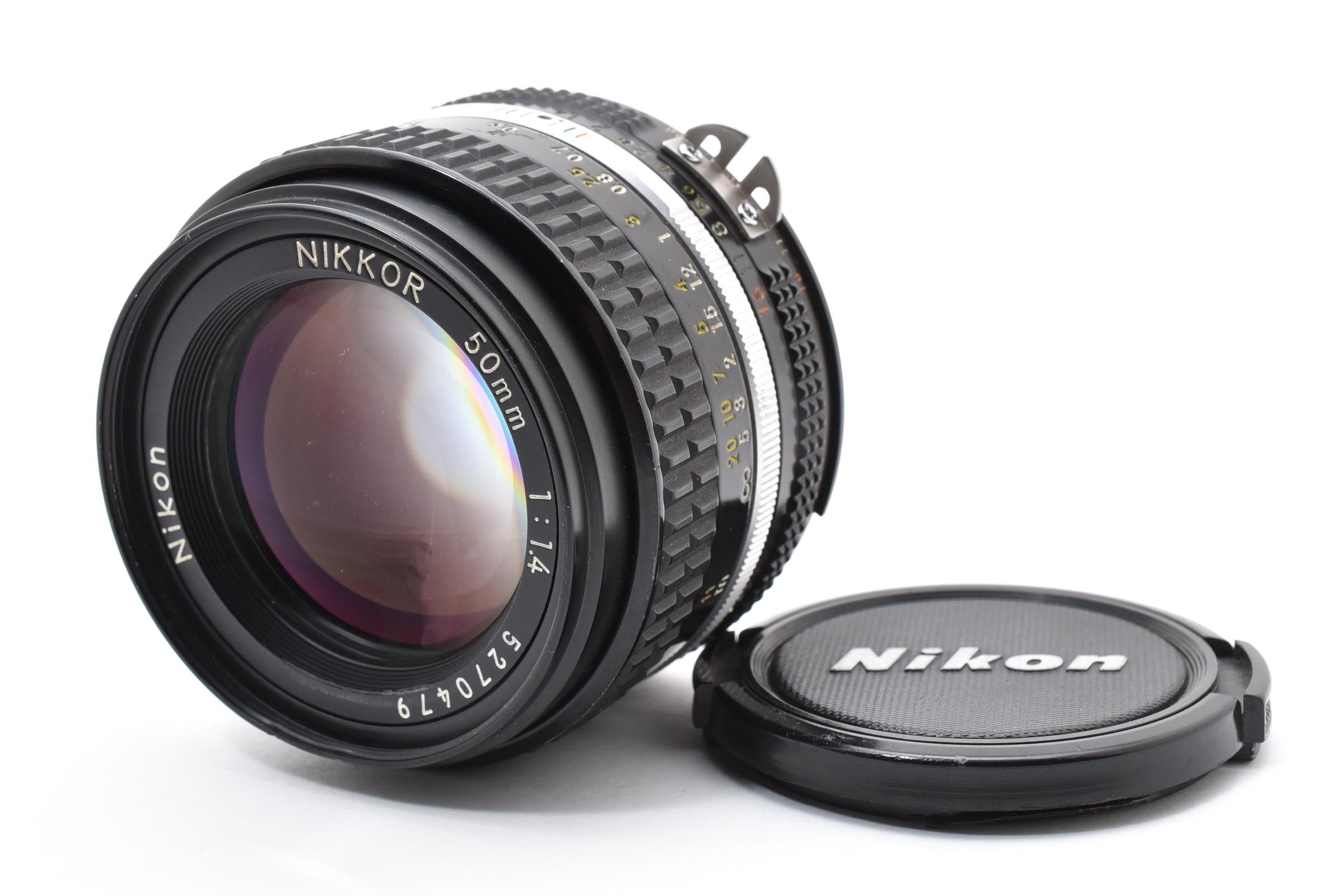 ★美品★ ニコン Nikon AI-S NIKKOR 50MM F1.4 明るい単焦点レンズ オールドレンズ MF 標準レンズ ★ #8515