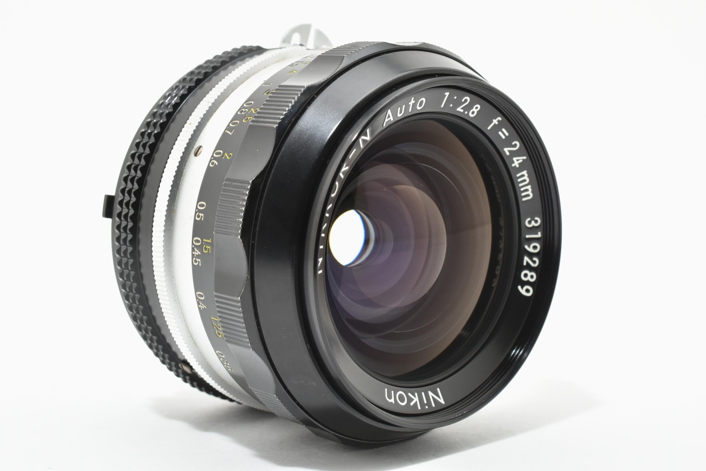★美品★ ニコン NIKON NIKKOR-N AUTO 24MM F2.8 AI改 ブラック 単焦点 広角レンズ ★ L44#8014