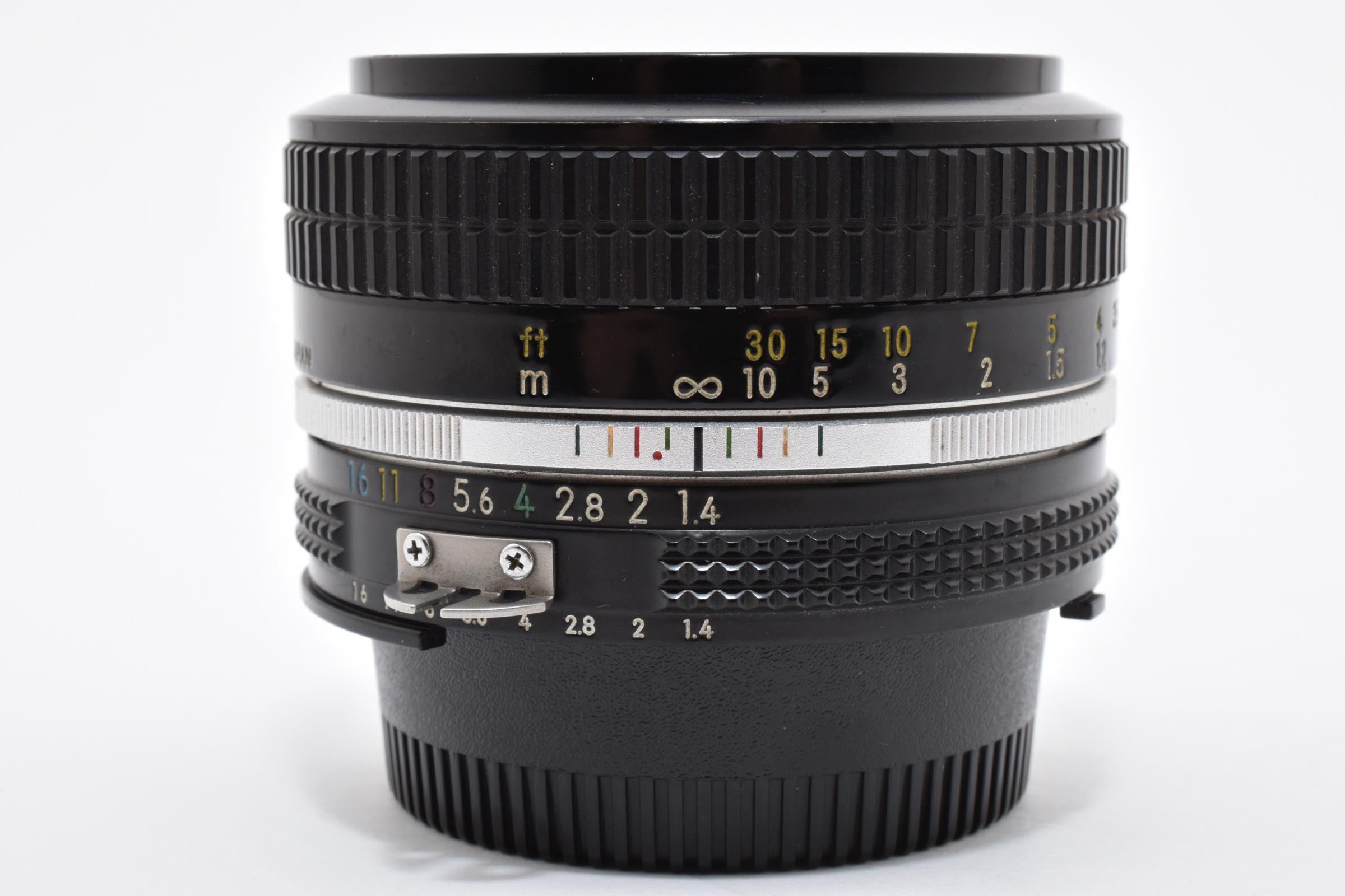★美品★ ニコン NIKON NEW NIKKOR 50MM F1.4 AI改 ブラック 単焦点レンズ ★ L44#8029