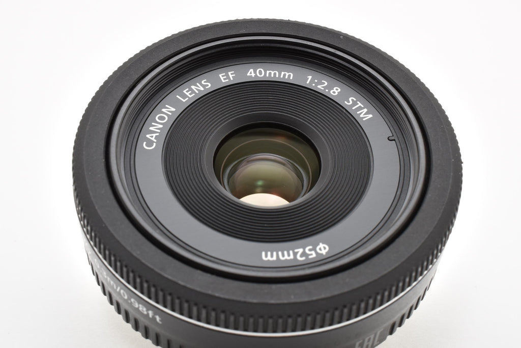 ★良品★ キャノン CANON EF40MM F2.8 STM 極薄 単焦点レンズ ★ #8595