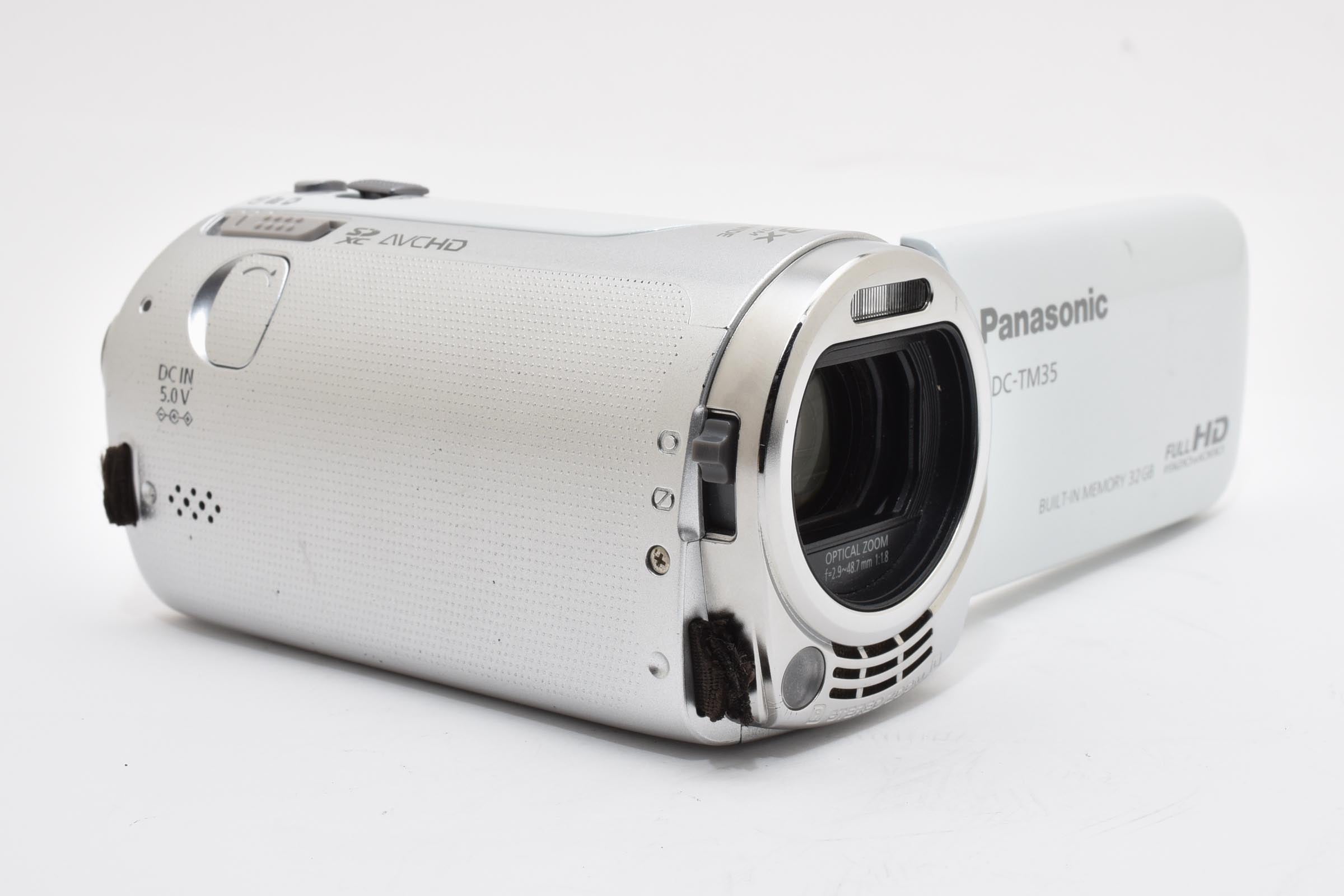 ★美品★ パナソニック Panasonic HC-V360MS-W WHITE ビデオカメラ ★ #8587