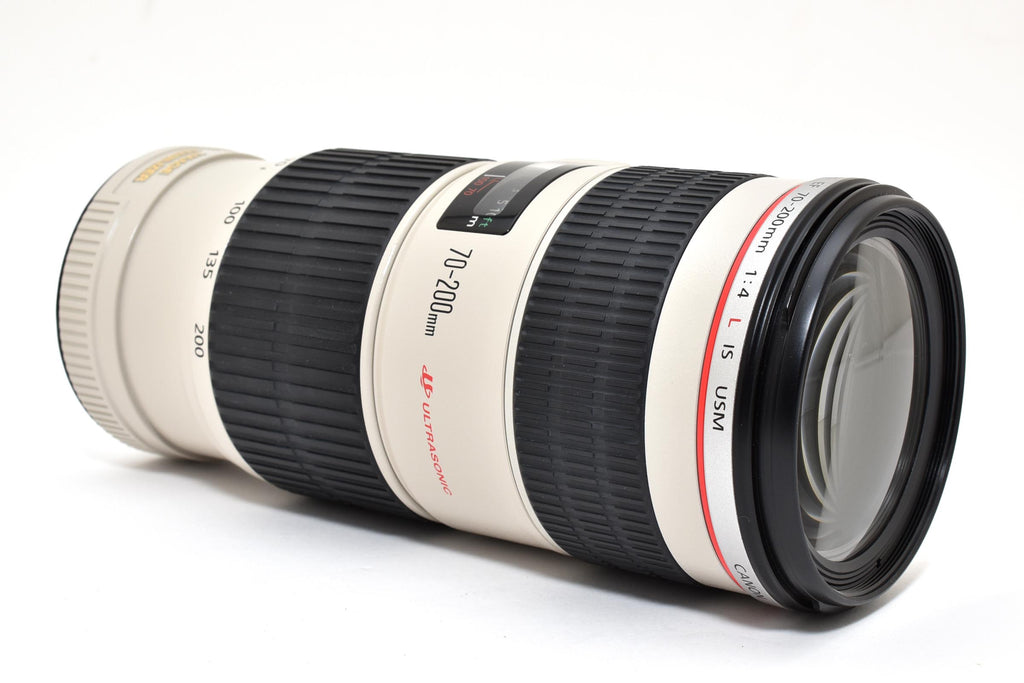 ★良品★ キヤノン Canon EF70-200MM F4L IS USM 望遠ズームレンズ ホワイト ★ L46#7917