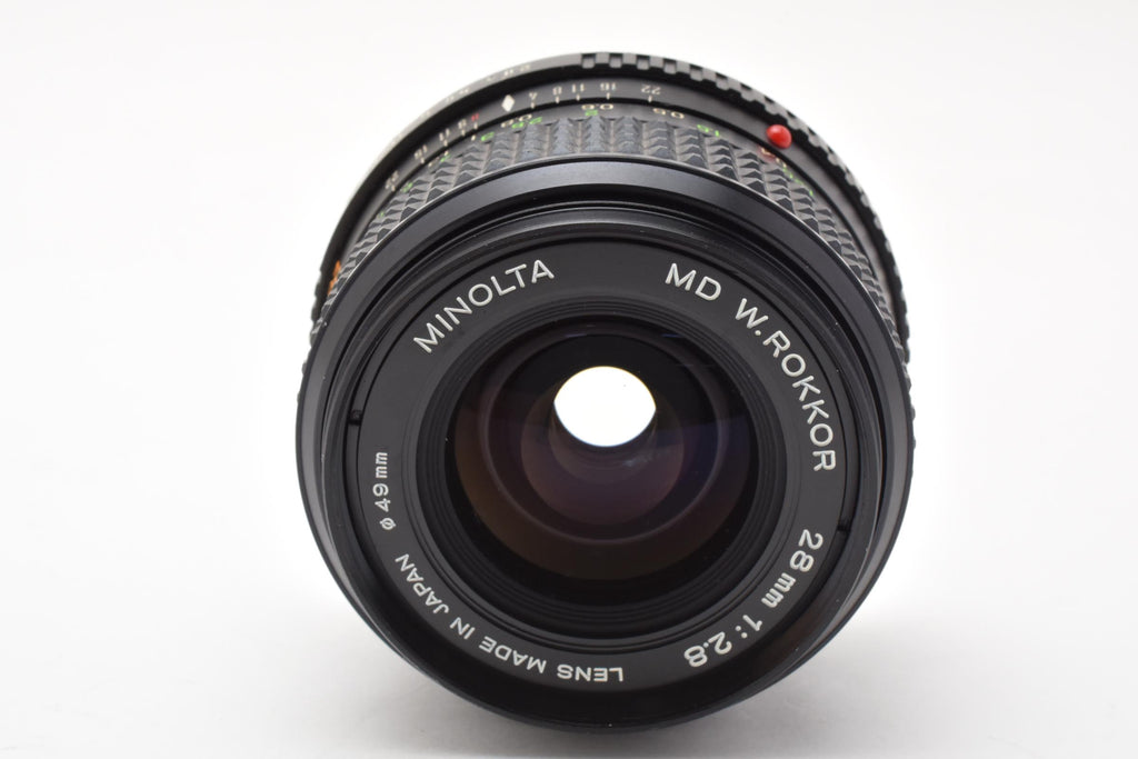 ★美品★ ミノルタ MINOLTA MD W.ROKKOR 28MM F2.8 カメラレンズ ★ #8259