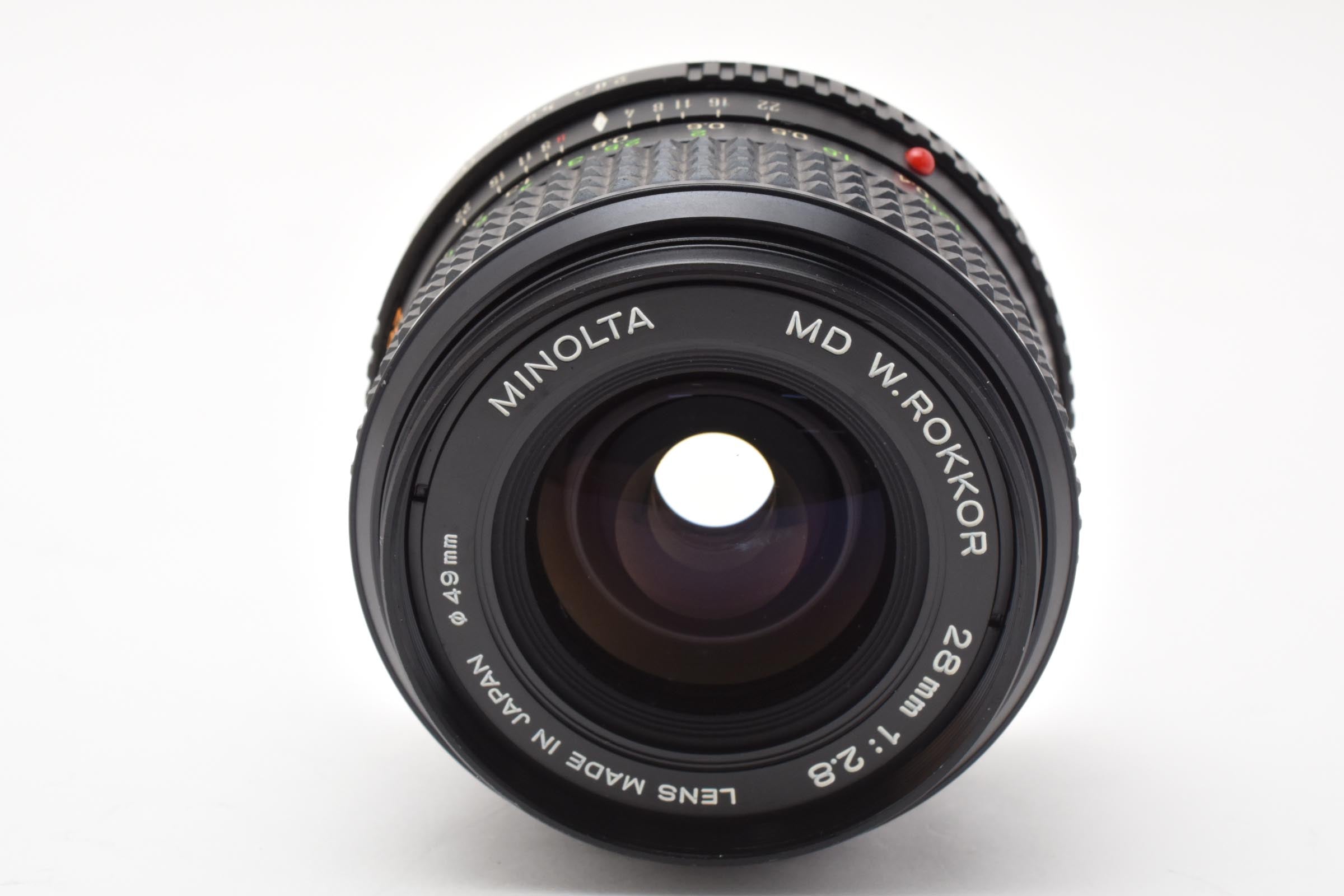 ★美品★ ミノルタ MINOLTA MD W.ROKKOR 28MM F2.8 カメラレンズ ★ #8259