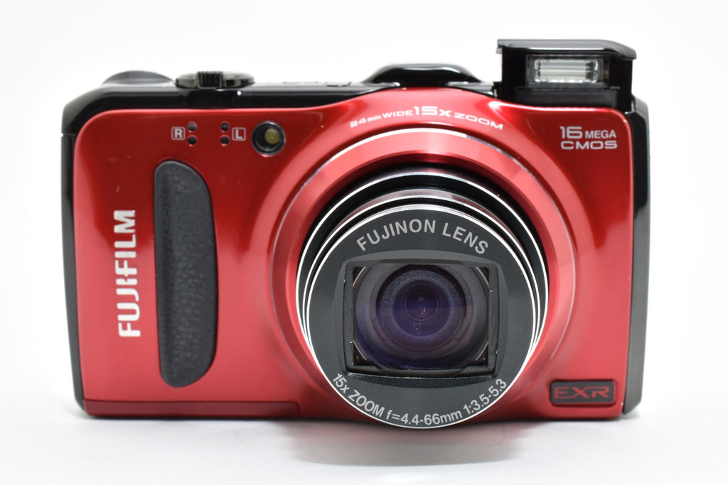 ★美品★ フジフイルム FUJIFILM FINEPIX F550EXR RED デジタルカメラ 【1600万画素】 ★ #8508