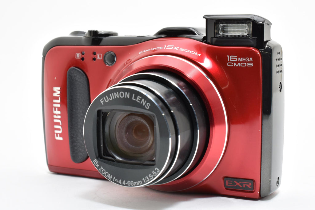 ★美品★ フジフイルム FUJIFILM FINEPIX F550EXR RED デジタルカメラ 【1600万画素】 ★ #8508