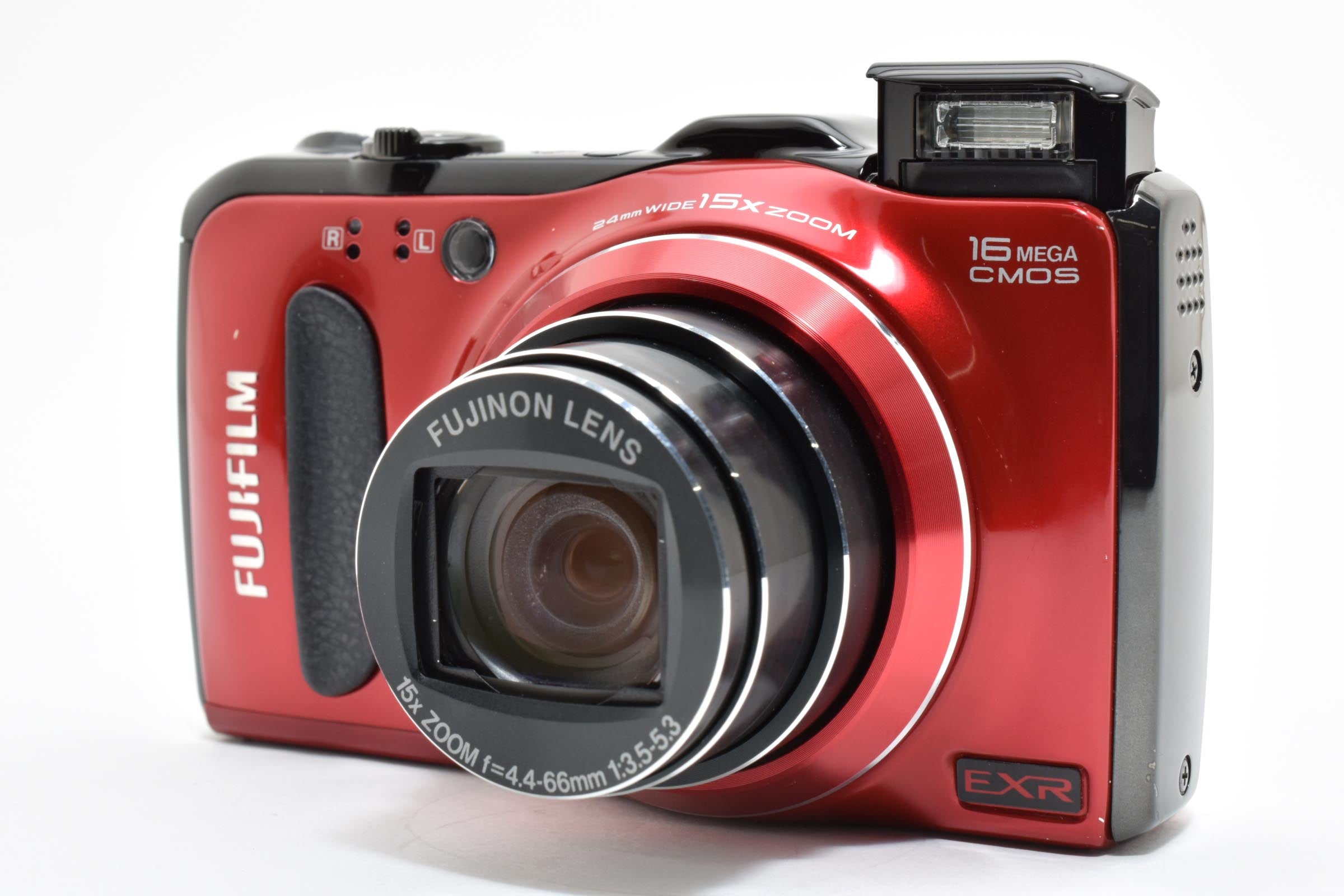 ★美品★ フジフイルム FUJIFILM FINEPIX F550EXR RED デジタルカメラ 【1600万画素】 ★ #8508