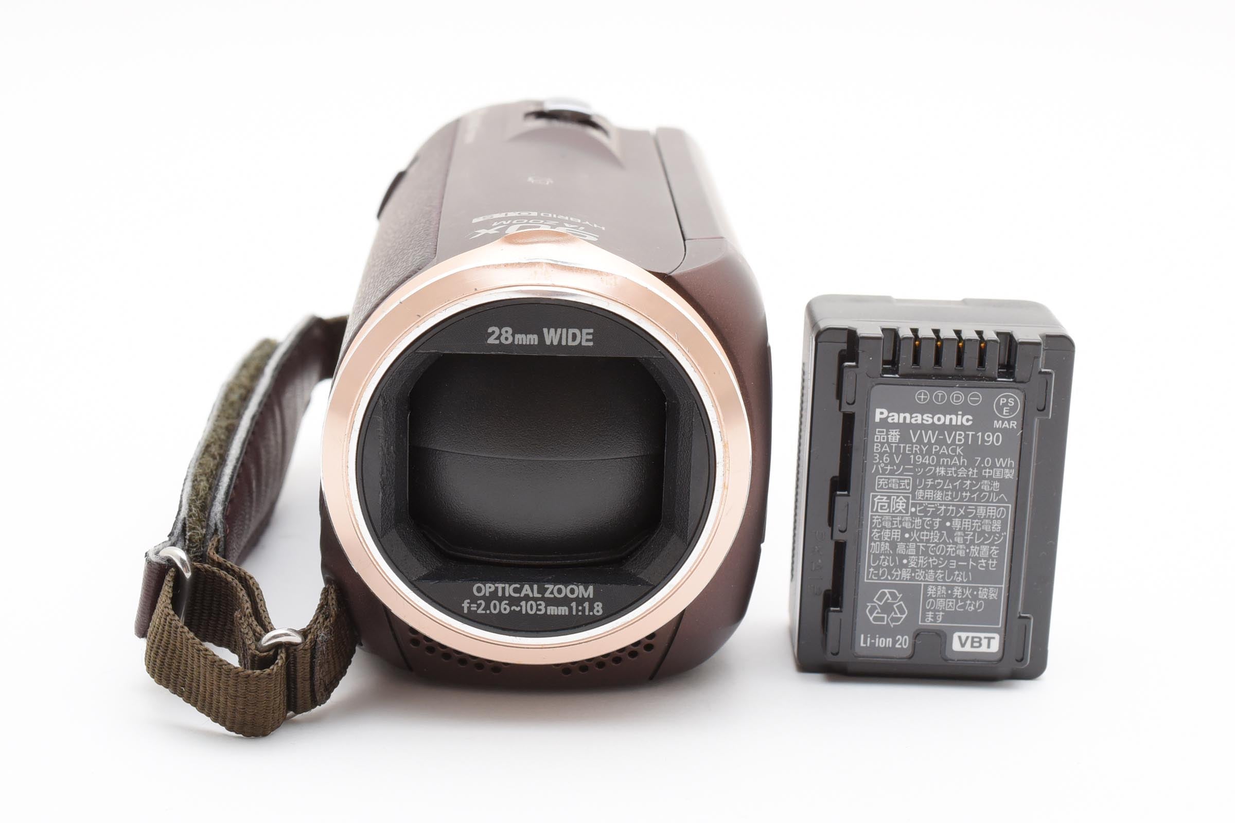★良品★ パナソニック Panasonic HC-V550M-T(ブラウン) デジタルビデオカメラ ★ #8271
