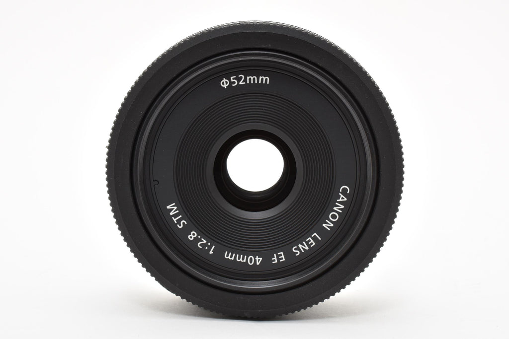 ★良品★ キャノン CANON EF40MM F2.8 STM 極薄 単焦点レンズ ★ #8595