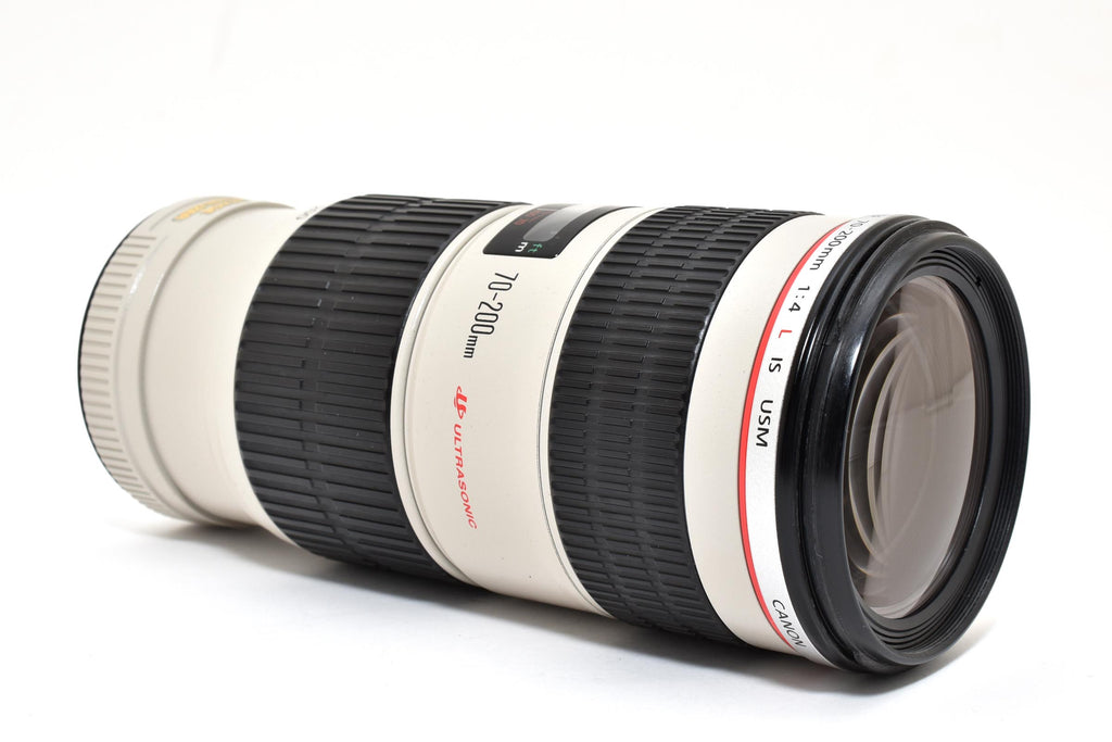 ★良品★ キヤノン Canon EF70-200MM F4L IS USM ホワイト 望遠ズームレンズ ★ L49#7915