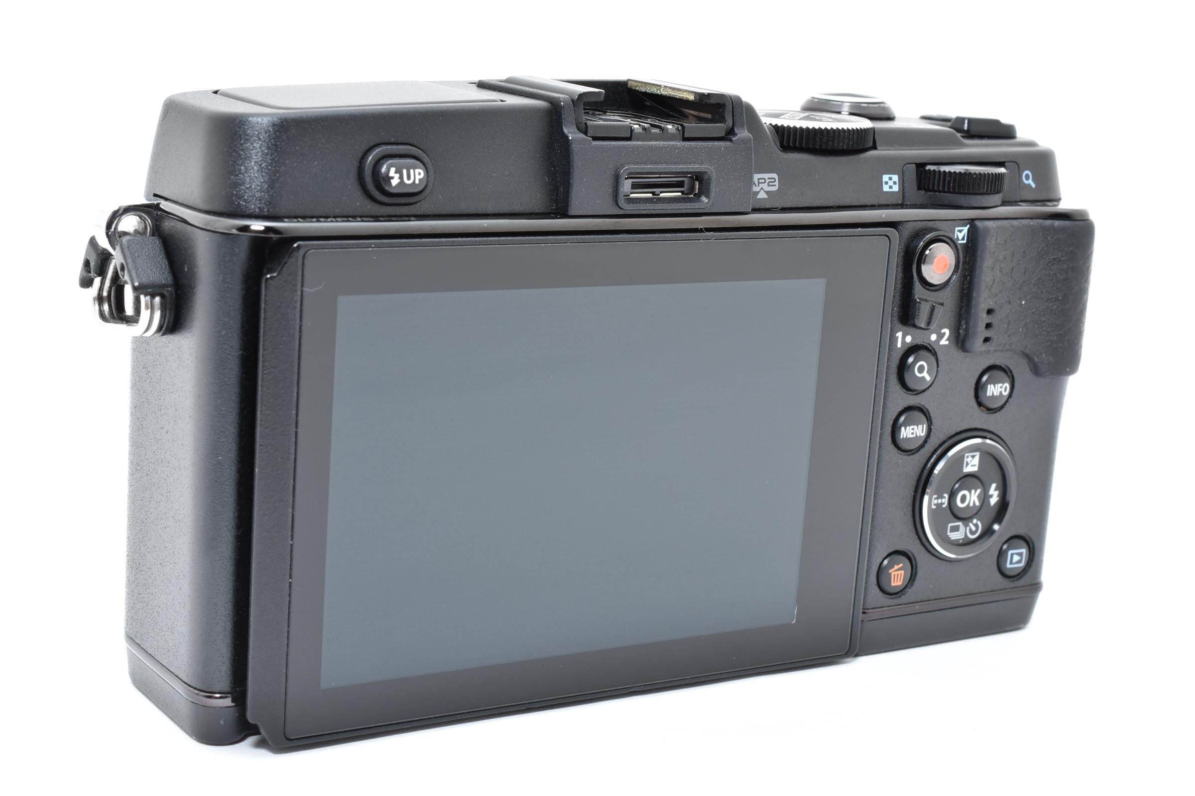 ★良品ショット数6516回★ オリンパス OLYMPUS PEN E-P5 ボディ ブラック ミラーレス一眼カメラ ★ L21#7920