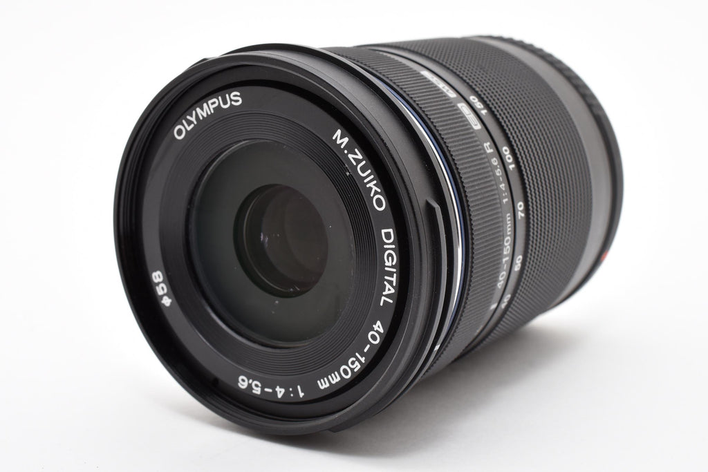 ★美品★ オリンパス Olympus M.ZUIKO DIGITAL 40-150MM F4-5.6 R ED MSC シルバー 望遠ズームレンズ ★ #8398