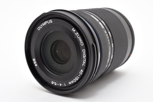 ★美品★ オリンパス Olympus M.ZUIKO DIGITAL 40-150MM F4-5.6 R ED MSC シルバー 望遠ズームレンズ ★ #8398