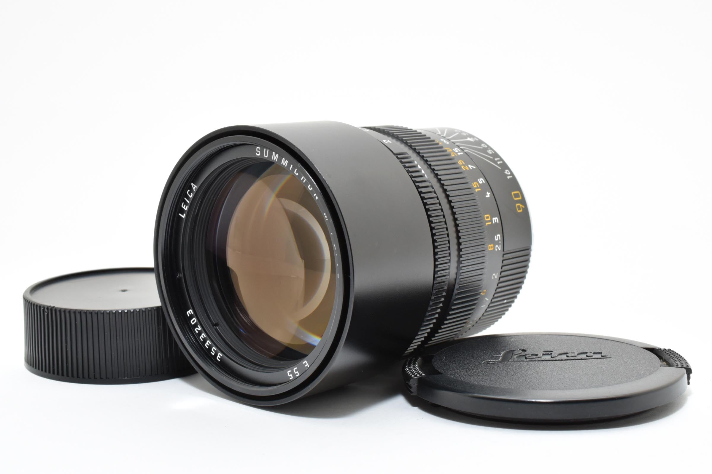 ★良品★ ライカ Leica SUMMICRON-M 90mm F2 ブラック 3代目 353万台 レンズ ★ #8479