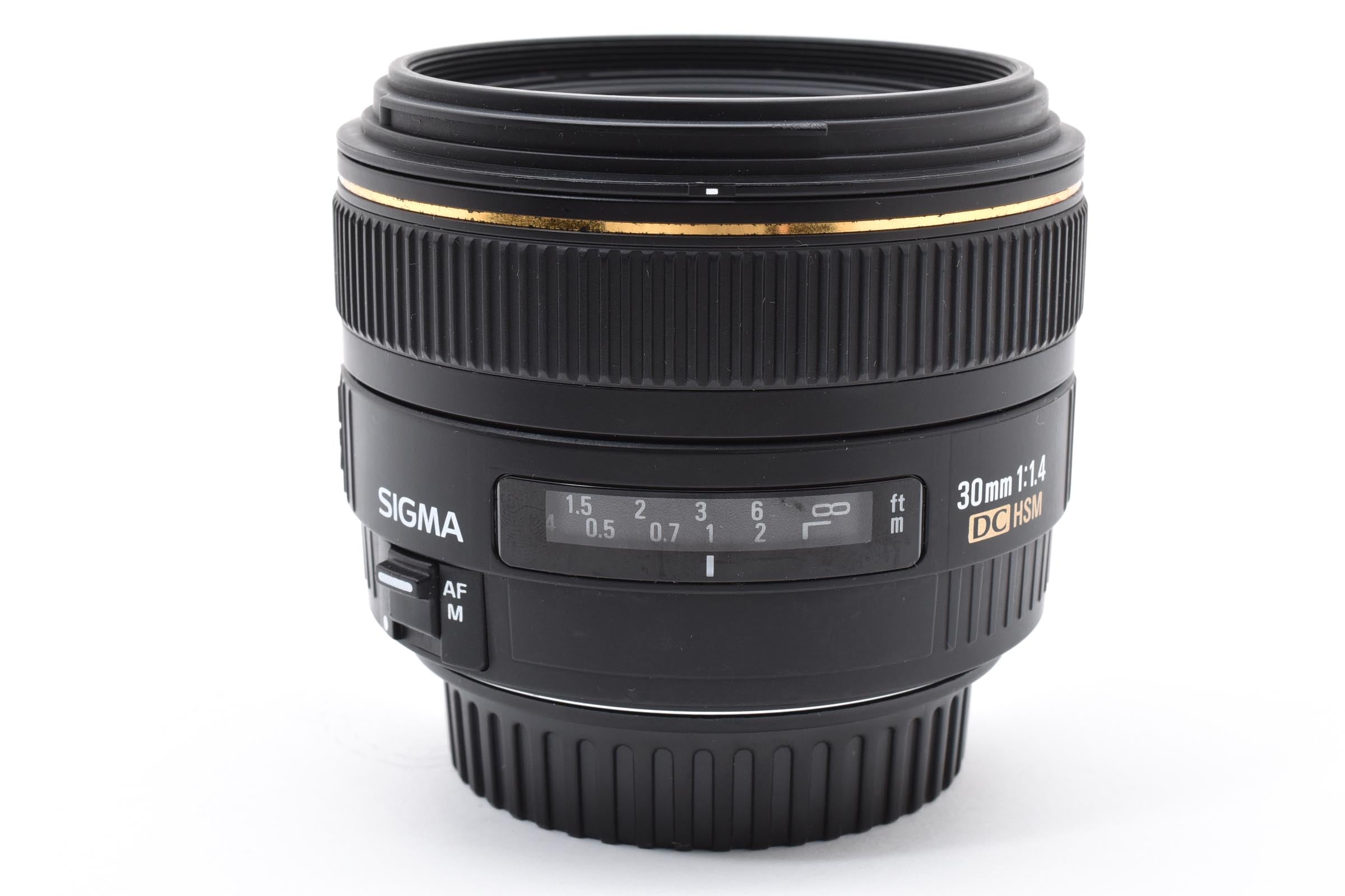 ★美品★ シグマ SIGMA SIGMA 30MM F1.4 EX DC HSM キヤノン用 交換レンズ ★ #8537