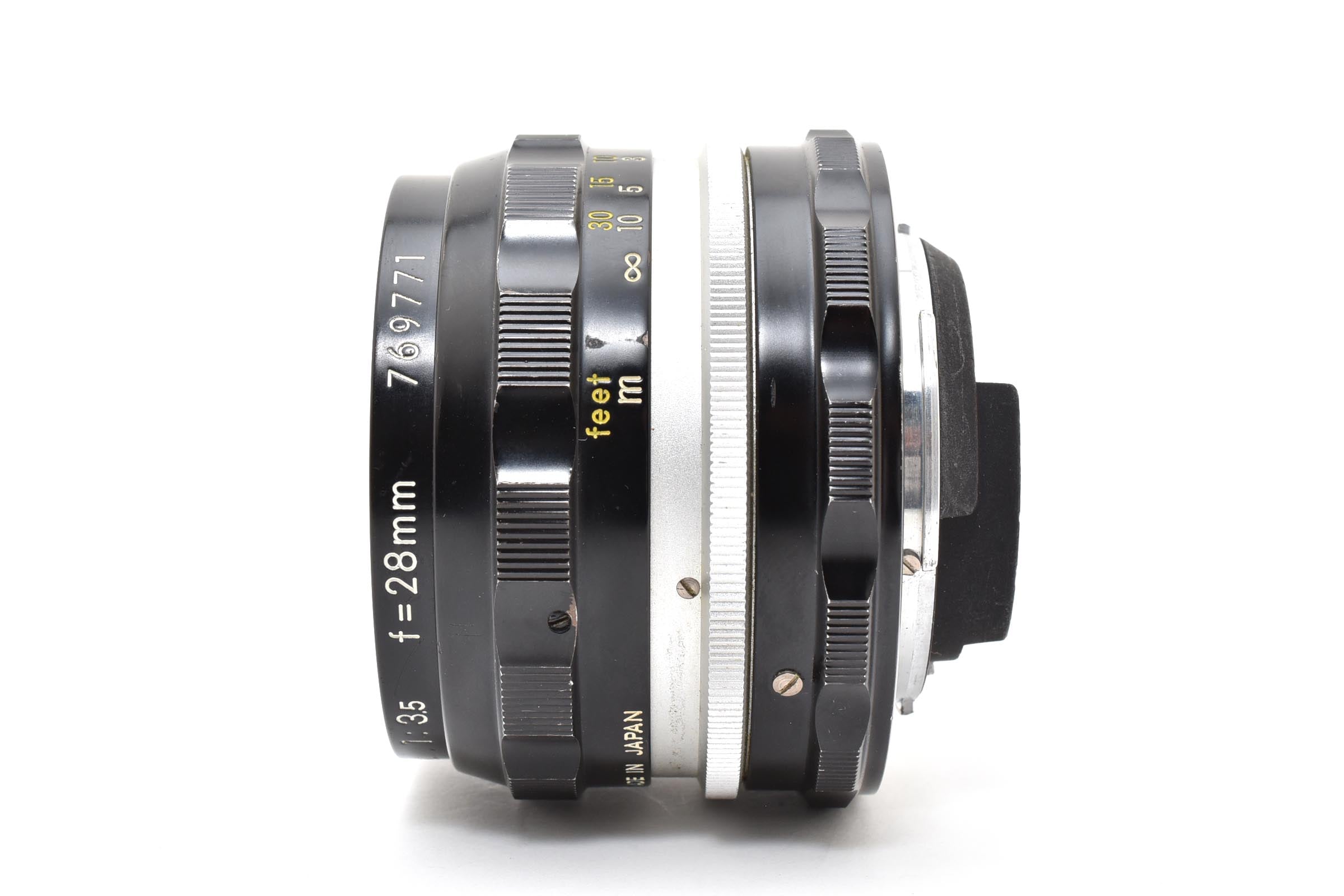 ★整備済み美品★  ニコン Nikon AUTO NIKKOR 28MM F3.5 非AI 単焦点レンズ ★ L24#8210
