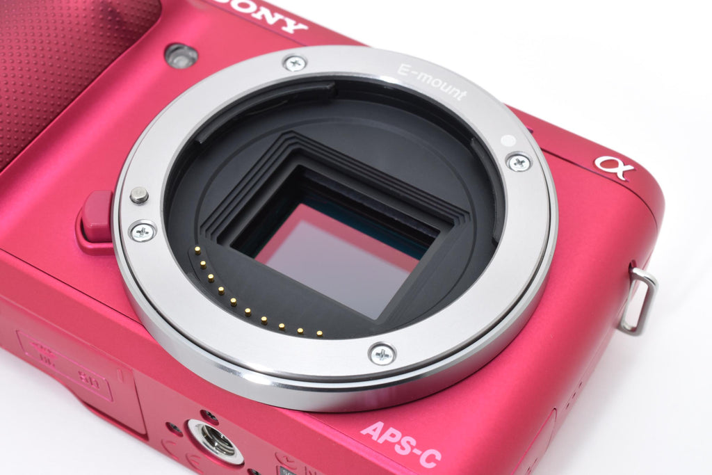 ★美品ショット数169回★ ソニー SONY ミラーレス一眼カメラ NEX-F3 ボディ ピンク ★ L66#7950