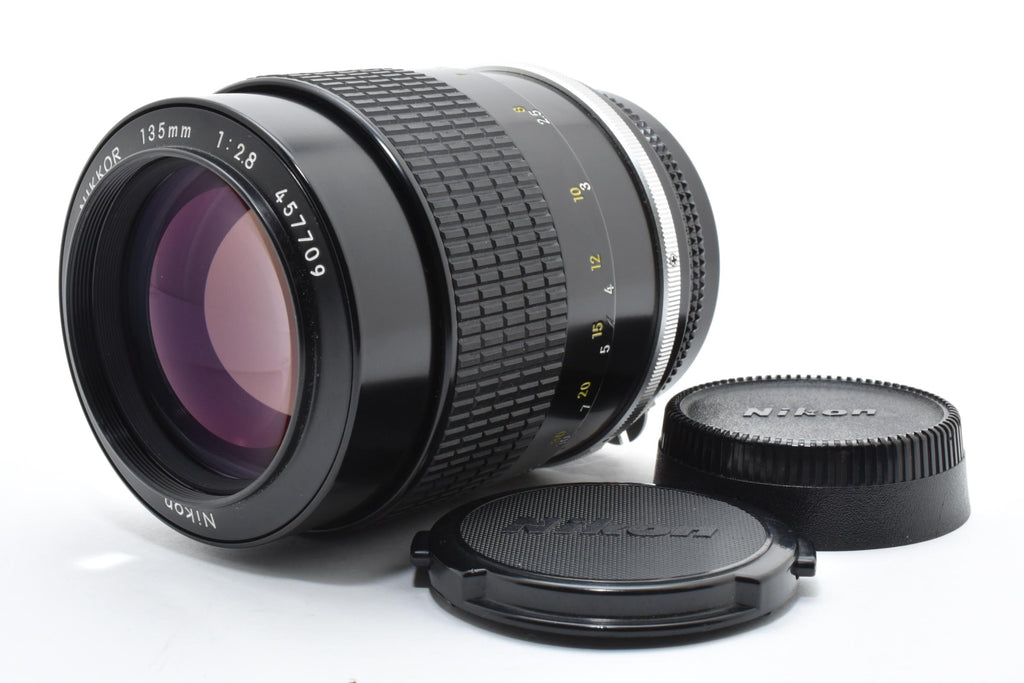 ★美品★ ニコン NIKON NEW NIKKOR 135MM F2.8 非AI ブラック 単焦点 中望遠レンズ ★ L22#7810