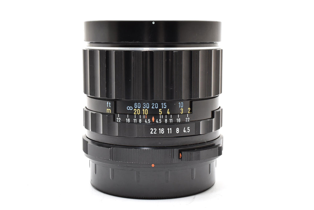 ★美品★ ペンタックス PENTAX SUPER-MULTI-COATED TAKUMAR 75mm F4.5 6×7 フィルター付き ★ L99#8040