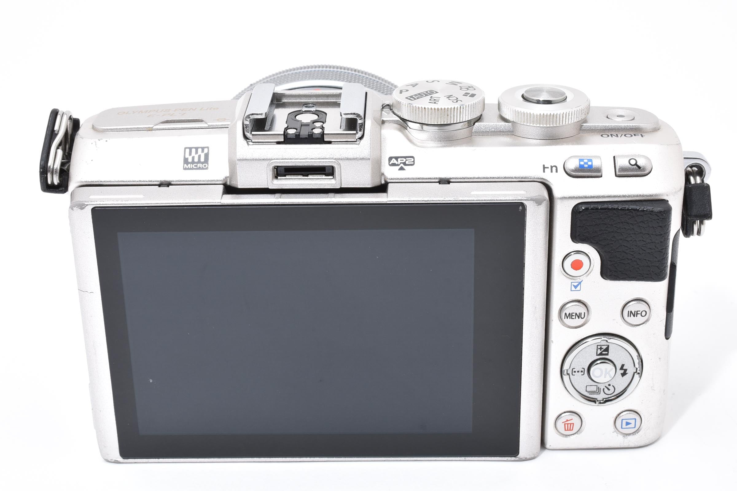 ★美品★ オリンパス Olympus ショット数8290回 PEN LITE E-PL7 14-42MM EZレンズキット ミラーレス一眼 ★ #8378