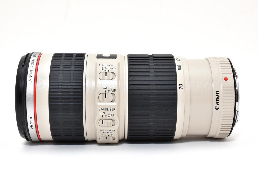 ★良品★ キヤノン Canon EF70-200MM F4L IS USM 望遠ズームレンズ ホワイト ★ L46#7917