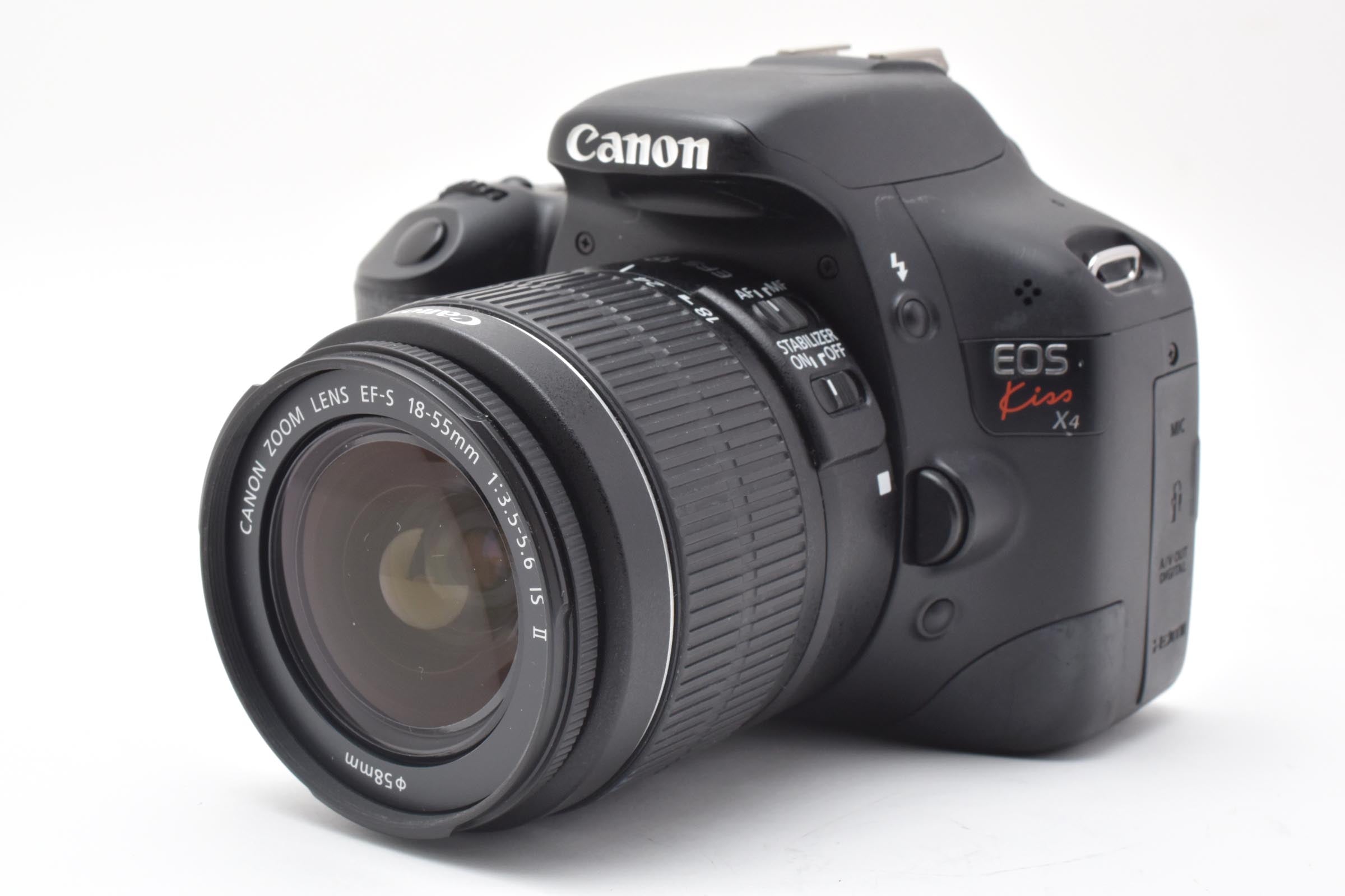★良品ショット数10857回★ キヤノン CANON EOS KISS X4 ボディ/ EF-S 18-55mm ii デジタル一眼レフレンズセット ★ #8423