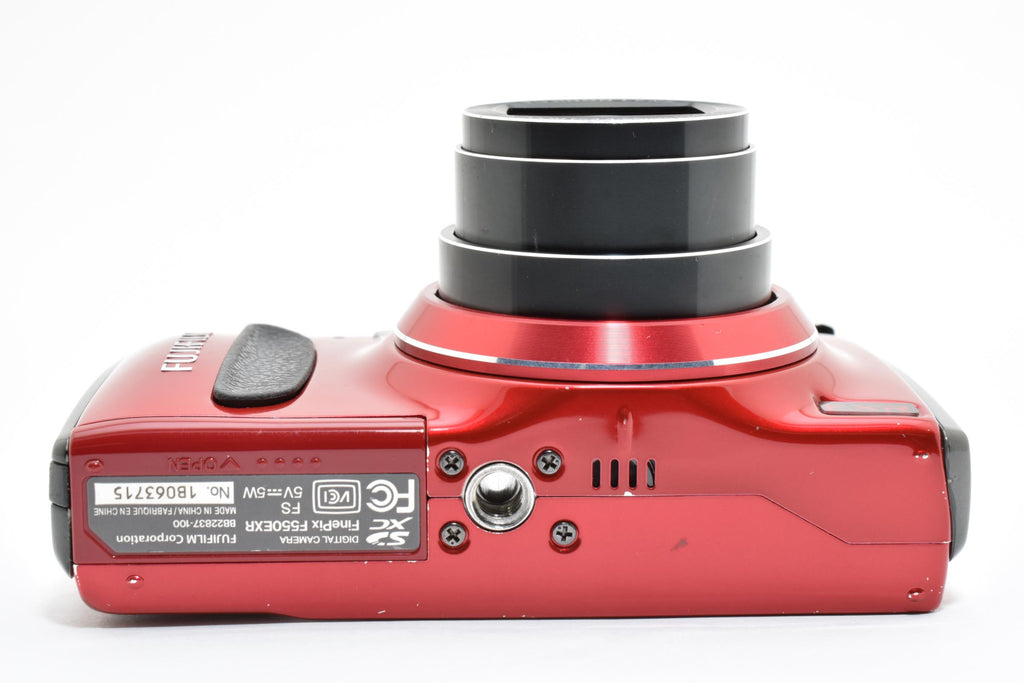 ★美品★ フジフイルム FUJIFILM FINEPIX F550EXR RED デジタルカメラ 【1600万画素】 ★ #8508