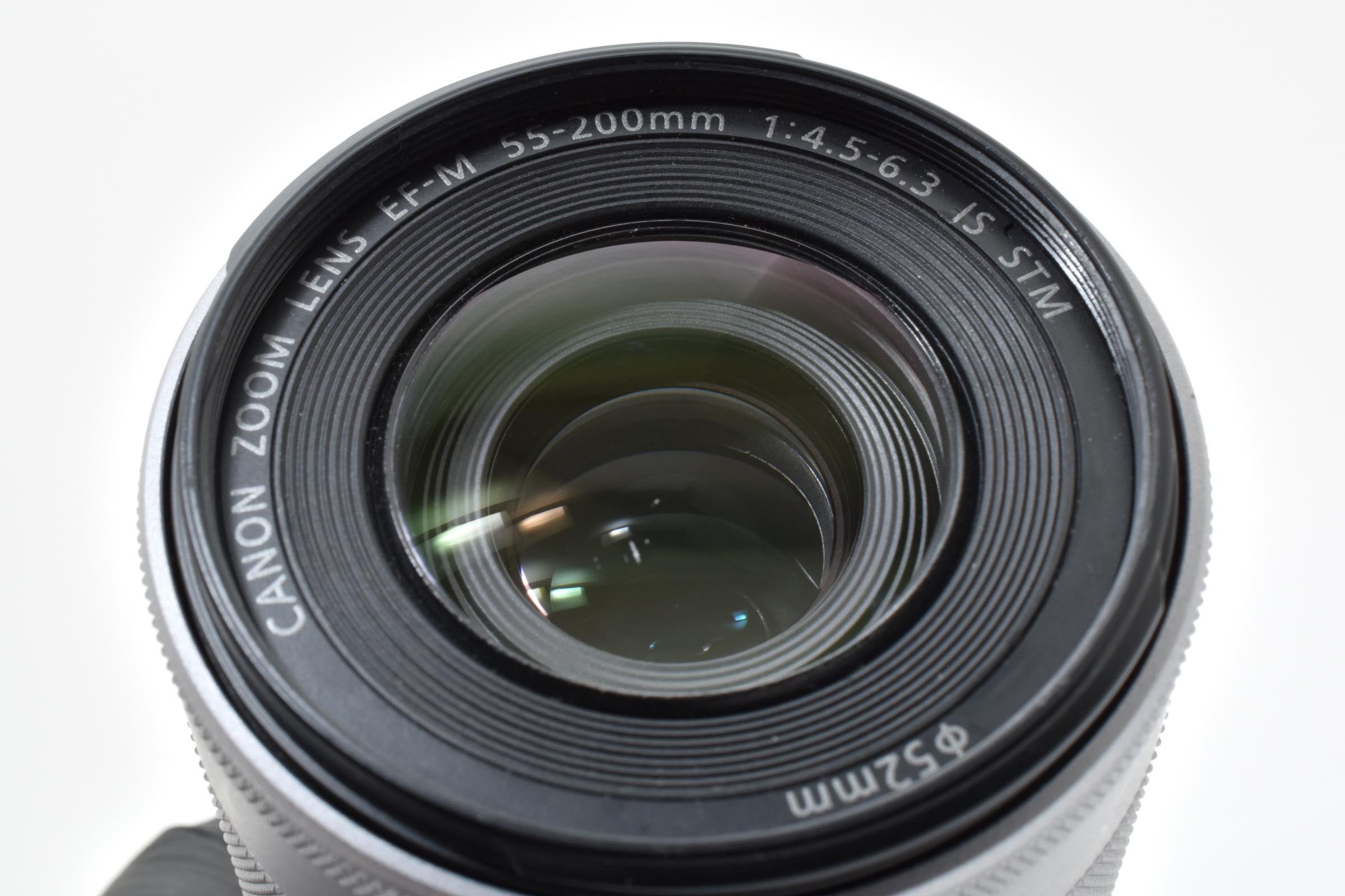 ★美品★ キャノン CANON EF-M55-200MM F4.5-6.3 IS STM 望遠ズームレンズ ★ L17#8207
