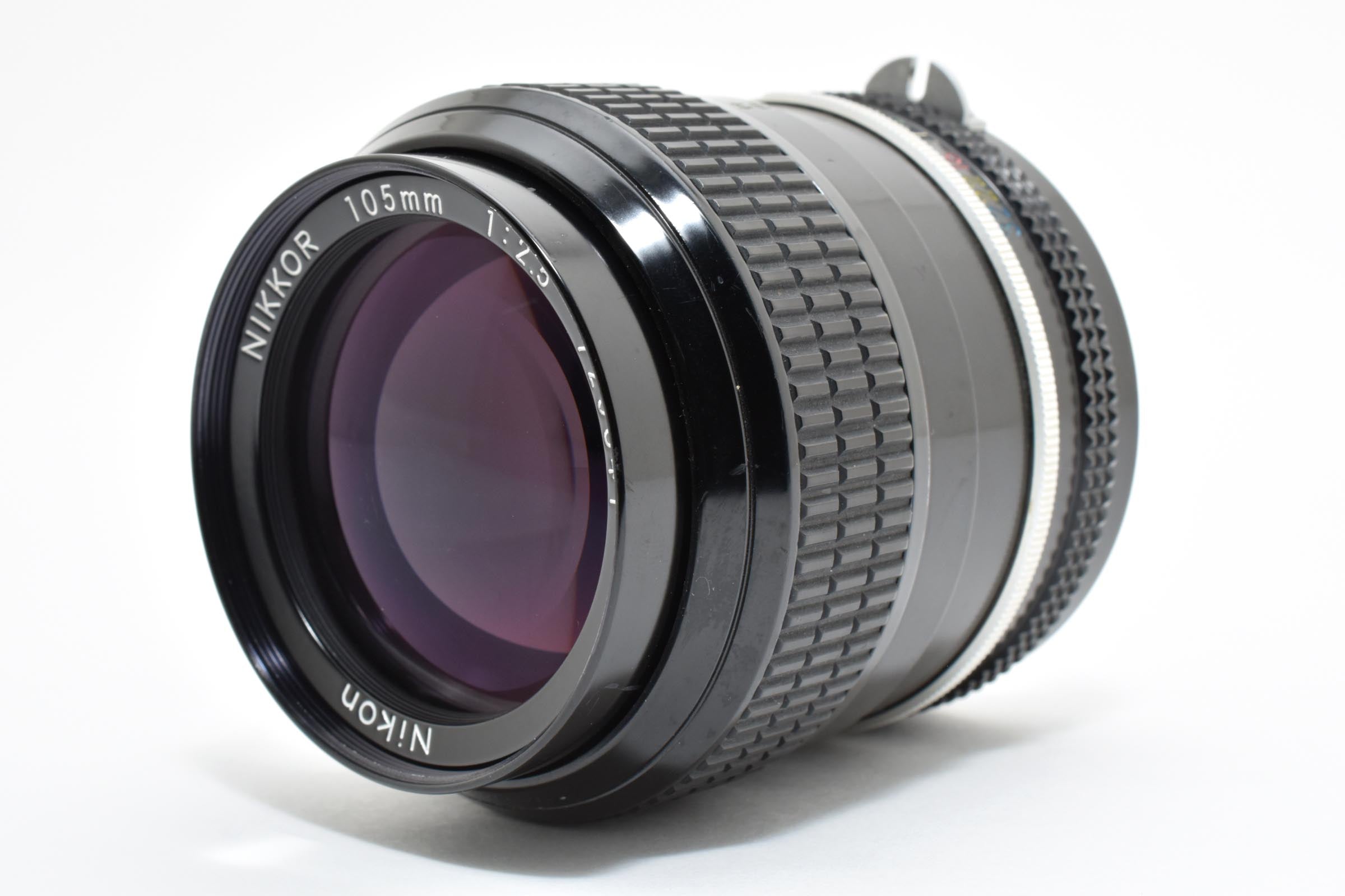 ★美品★ ニコン Nikon NEW NIKKOR 105MM F2.5 非AI フィルムレンズ ★ #8513