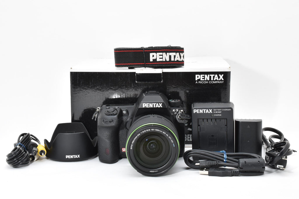 ★美品ショット数6130回★ ペンタックス PENTAX K-5 II レンズセット デジタル一眼レフカメラ ブラック ★ L29#7754