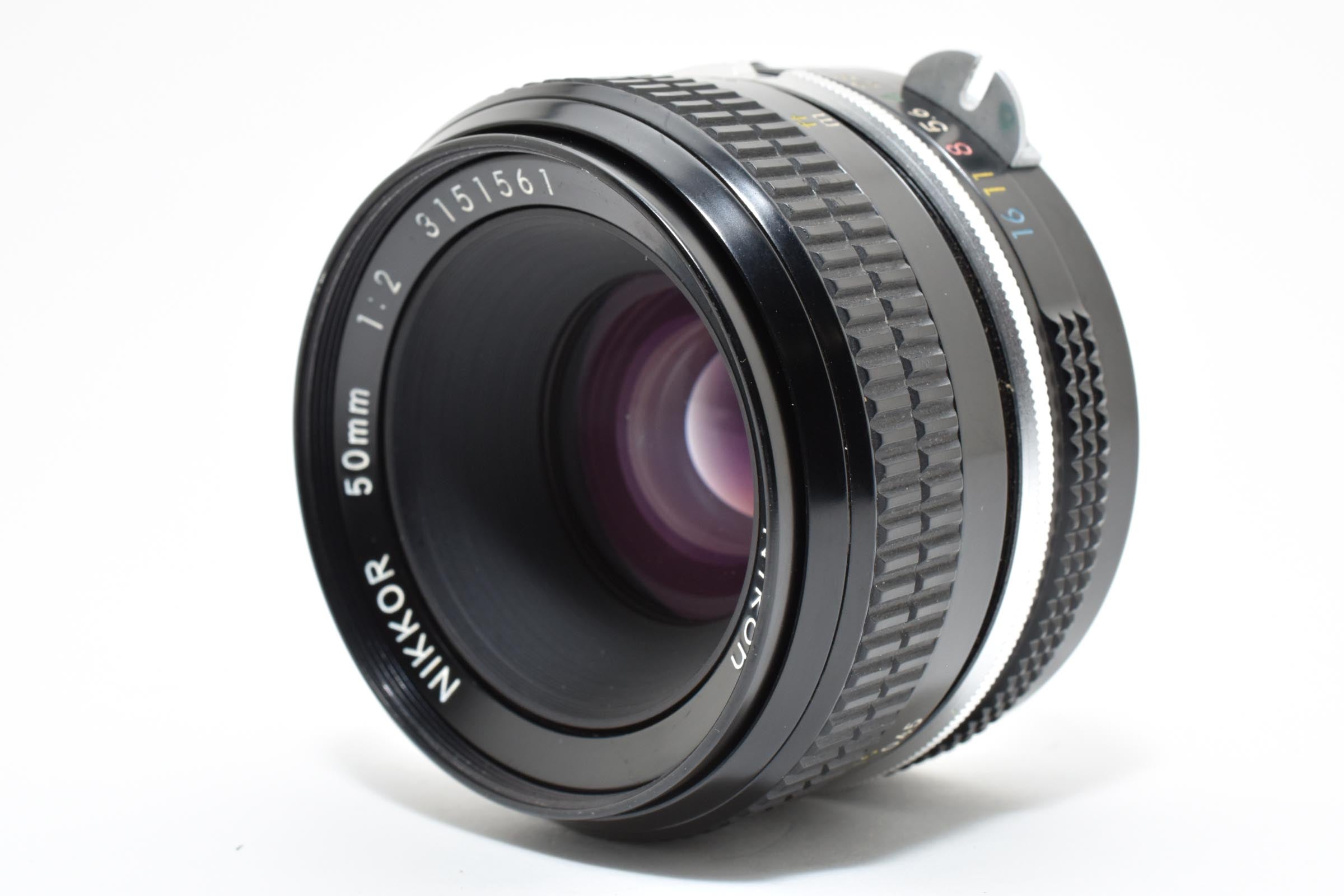 ★美品★ ニコン Nikon NEW NIKKOR 50MM F2 単焦点レンズ ★ #8497