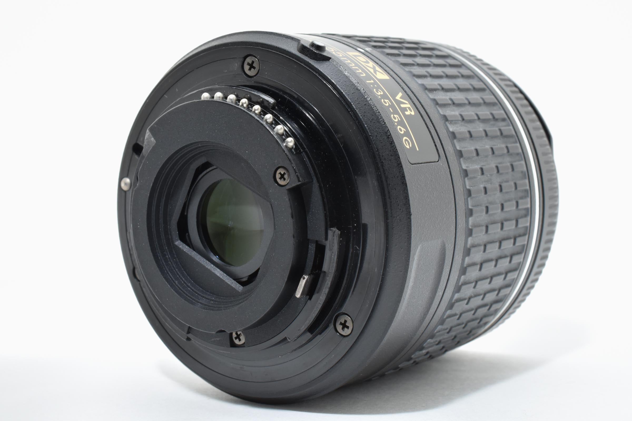 ★美品★ ニコン NIKON AF-P NIKKOR 18-55MM F3.5-5.6 VR ブラック 標準ズームレンズ ★ L29#7841