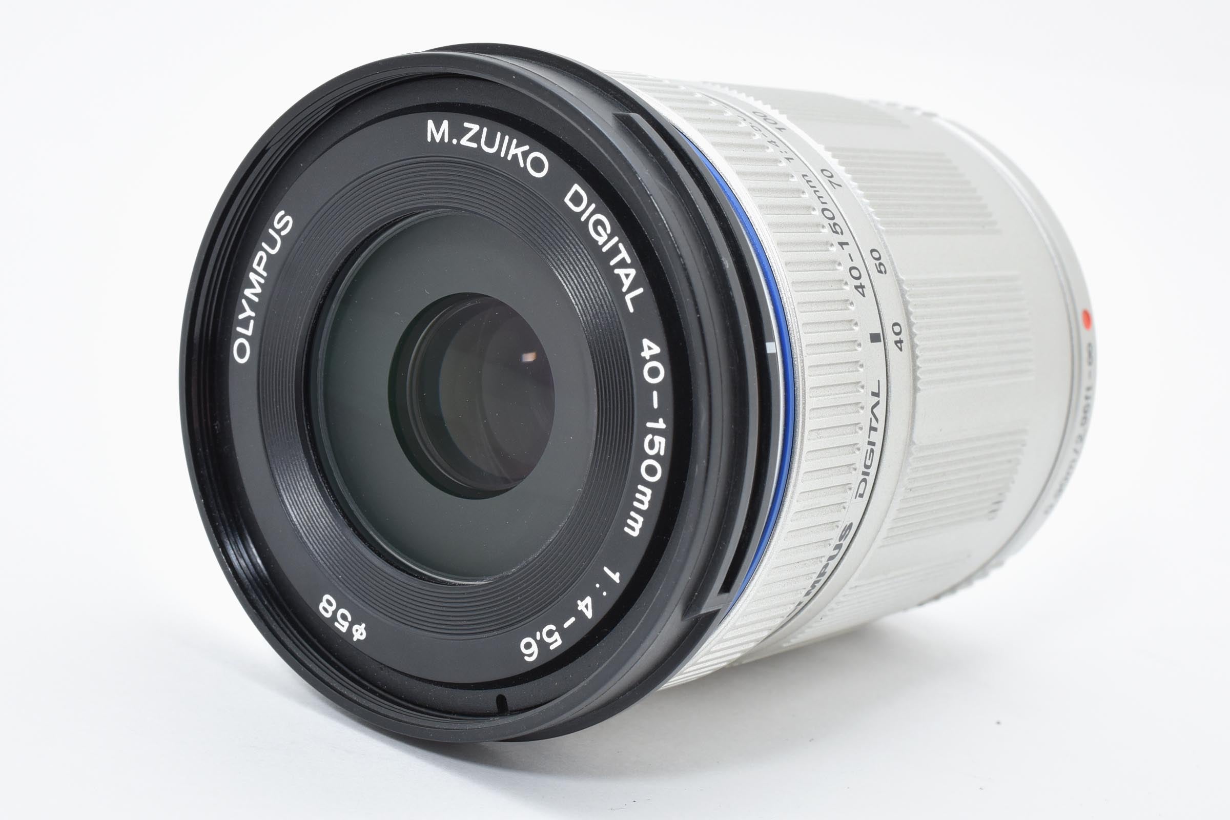 ★美品★ オリンパス OLYMPUS M.ZUIKO DIGITAL 40-150MM F4-5.6 ED MSC シルバー 望遠ズームレンズ ★ L27#7764