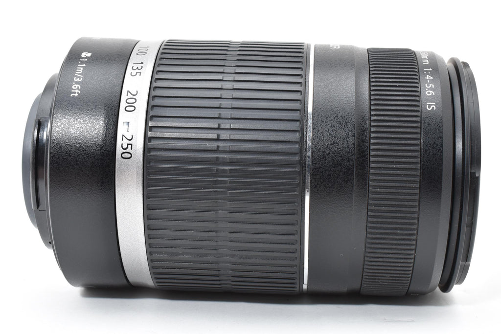 ★美品★ キヤノン Canon EF-S 55-250MM F4-5.6 IS ブラック 望遠ズームレンズ ★ L33#7934