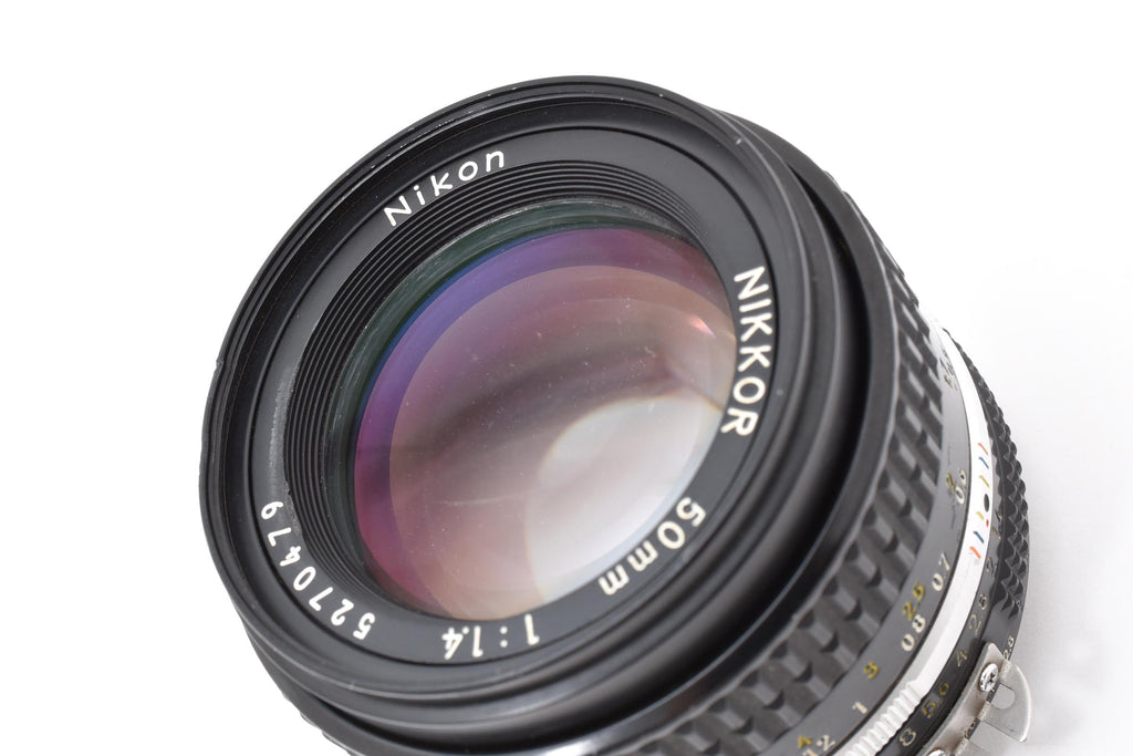 ★美品★ ニコン Nikon AI-S NIKKOR 50MM F1.4 明るい単焦点レンズ オールドレンズ MF 標準レンズ ★ #8515