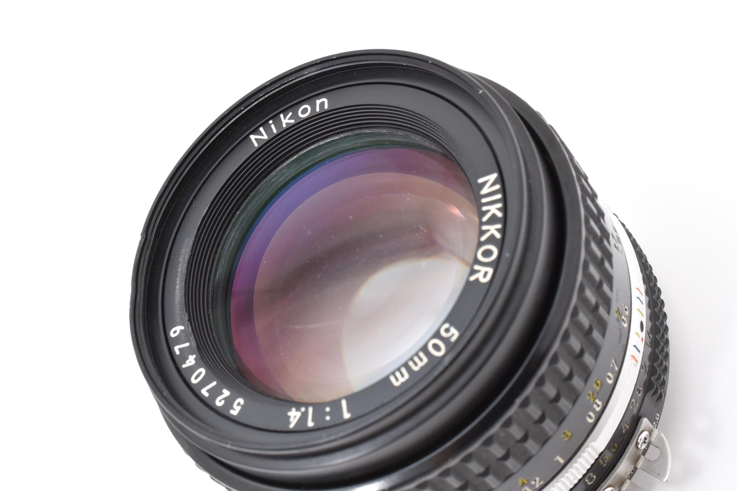 ★美品★ ニコン Nikon AI-S NIKKOR 50MM F1.4 明るい単焦点レンズ オールドレンズ MF 標準レンズ ★ #8515