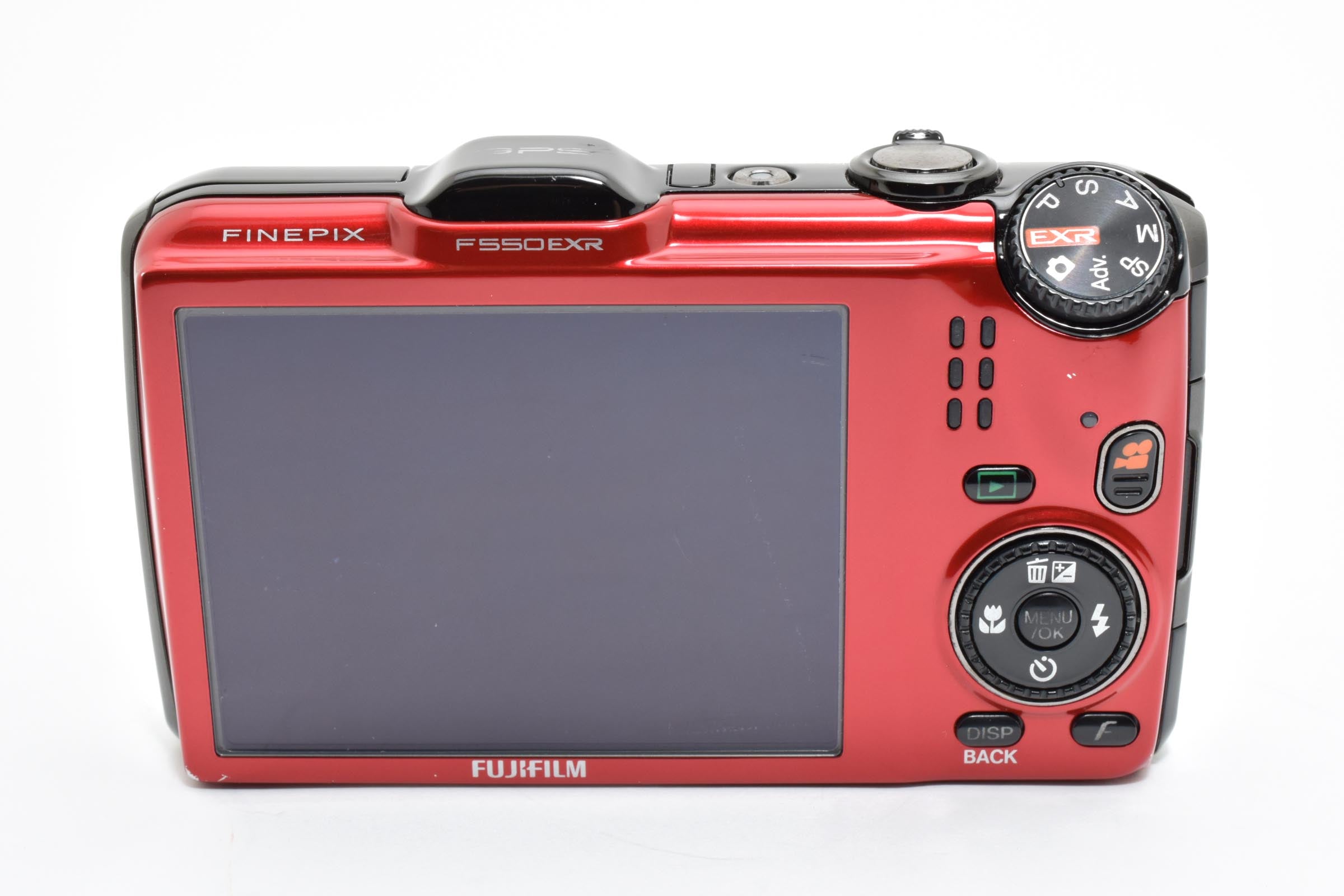 ★美品★ フジフイルム FUJIFILM FINEPIX F550EXR RED デジタルカメラ 【1600万画素】 ★ #8508