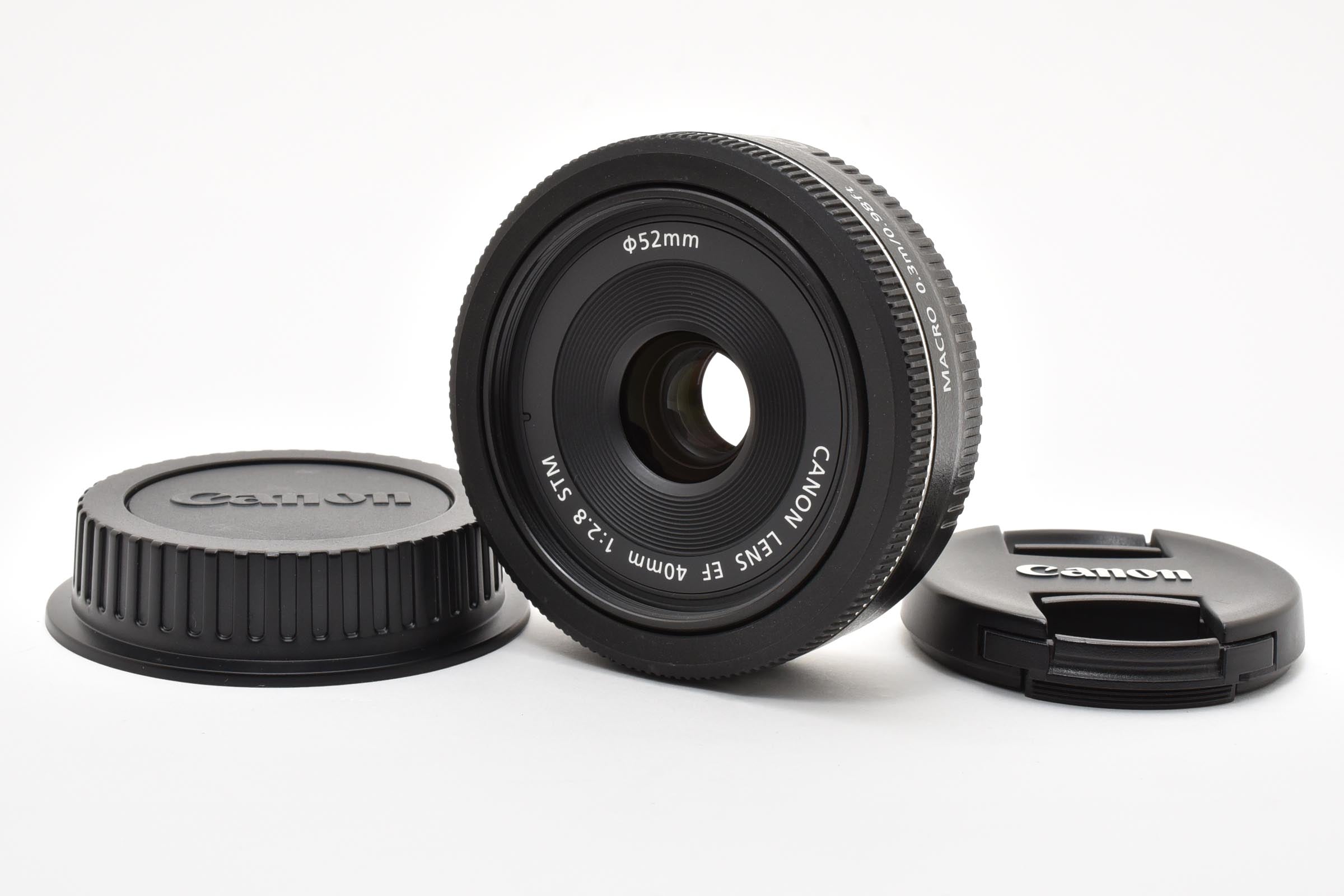 ★良品★ キャノン CANON EF40MM F2.8 STM 極薄 単焦点レンズ ★ #8595