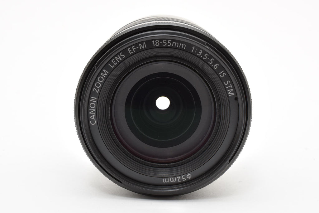 ★良品★ キヤノン CANON EF-M 18-55MM F3.5-5.6 IS STM 標準ズームレンズ ★ #8554