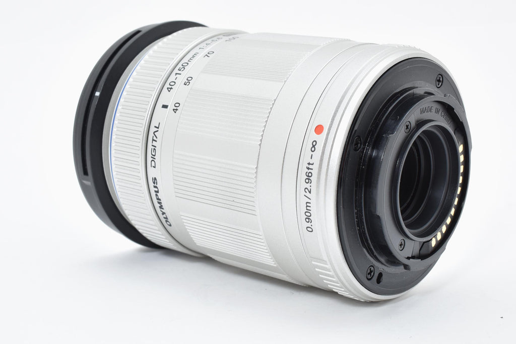 ★美品★ オリンパス OLYMPUS M.ZUIKO DIGITAL 40-150MM F4-5.6 ED MSC シルバー 望遠ズームレンズ ★ L27#7765
