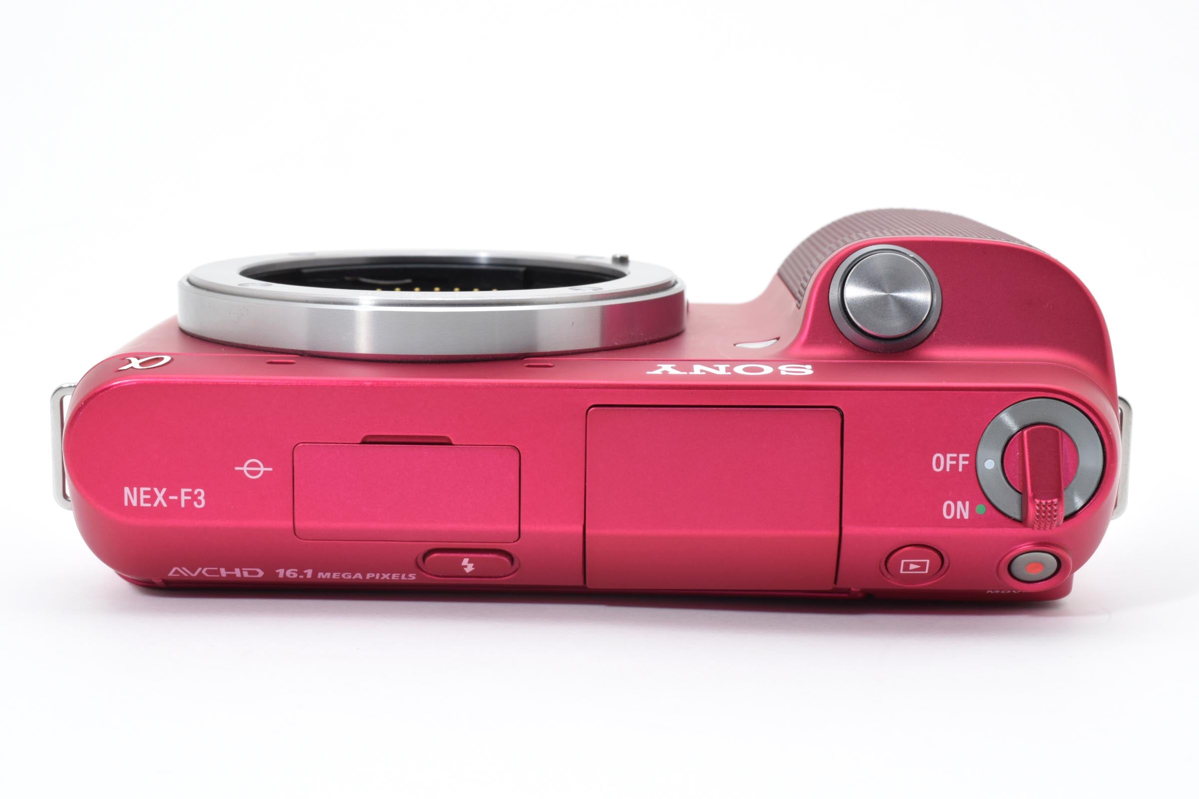 ★美品ショット数169回★ ソニー SONY ミラーレス一眼カメラ NEX-F3 ボディ ピンク ★ L66#7950