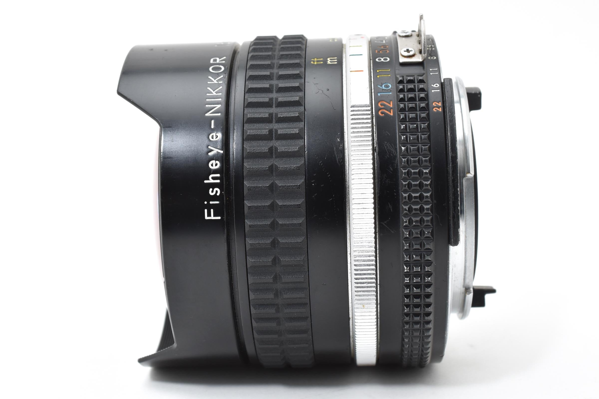 ★美品★ ニコン NIKON AI-S NIKKOR 16MM F2.8 FISH EYE ブラック 単焦点 魚眼レンズ ★ L23#7859